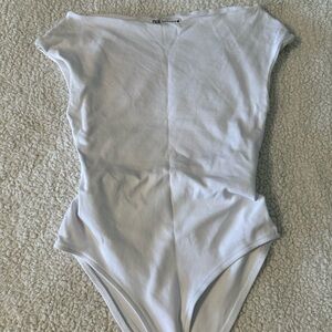 Zara White Women's Bodysuit